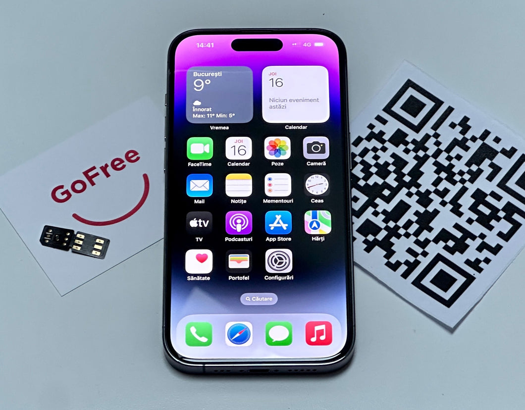 GoFree+ (CIP + ESIM) - decodare iPhone cu semnal stabil 100%